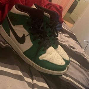 Jordan pine green 1’s